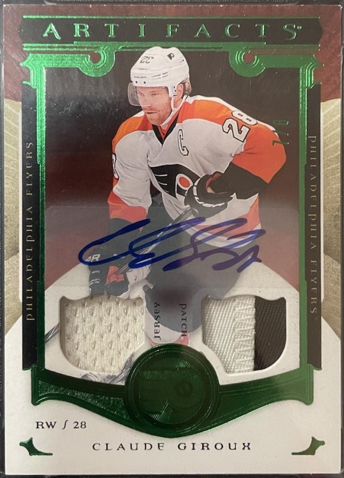 Claude Giroux  [Auto Material Emerald] #129