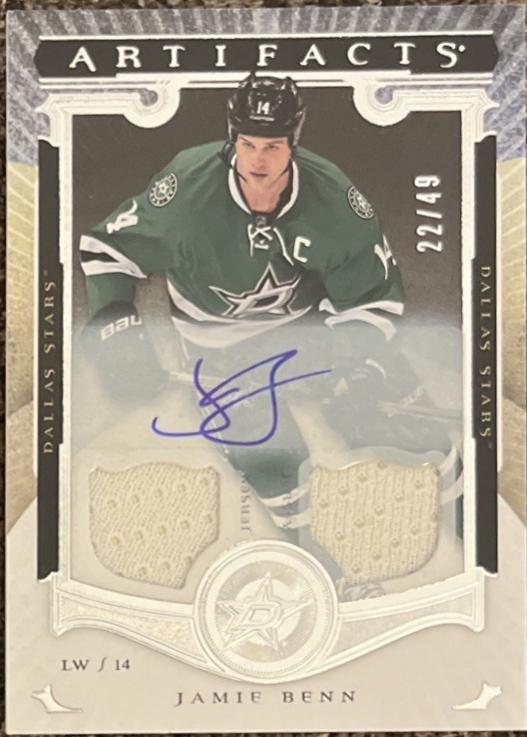 Jamie Benn [Auto Materials Silver] #59