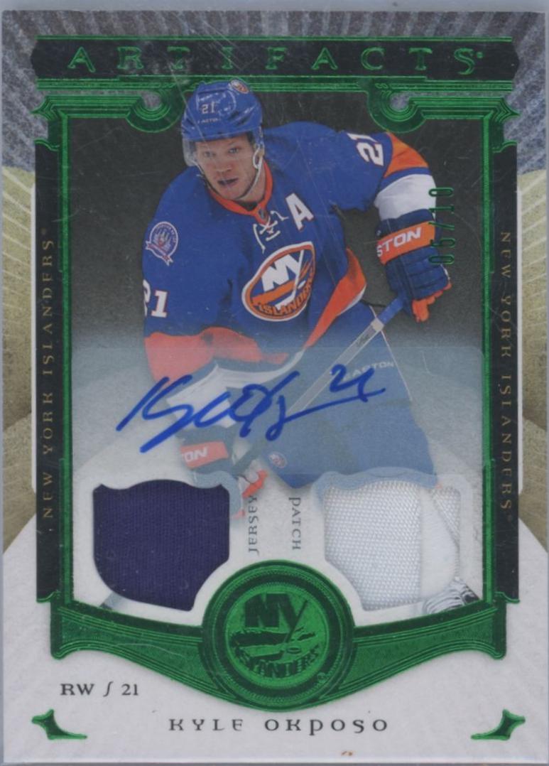 Kyle Okposo [Auto Materials Silver] #74