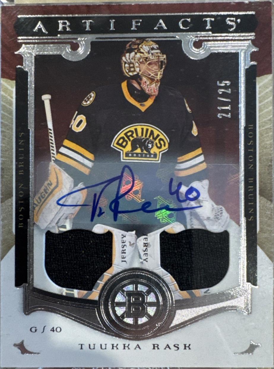 Tuukka Rask [Auto Materials Silver] #121