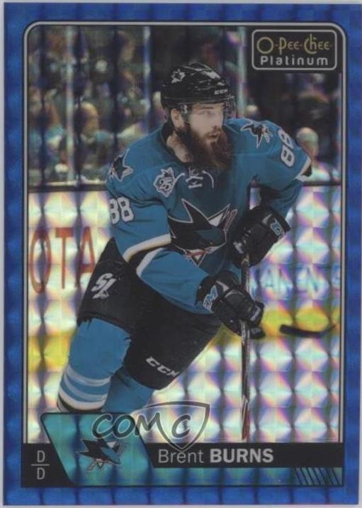 Brent Burns [Royal Blue Cubes] #22