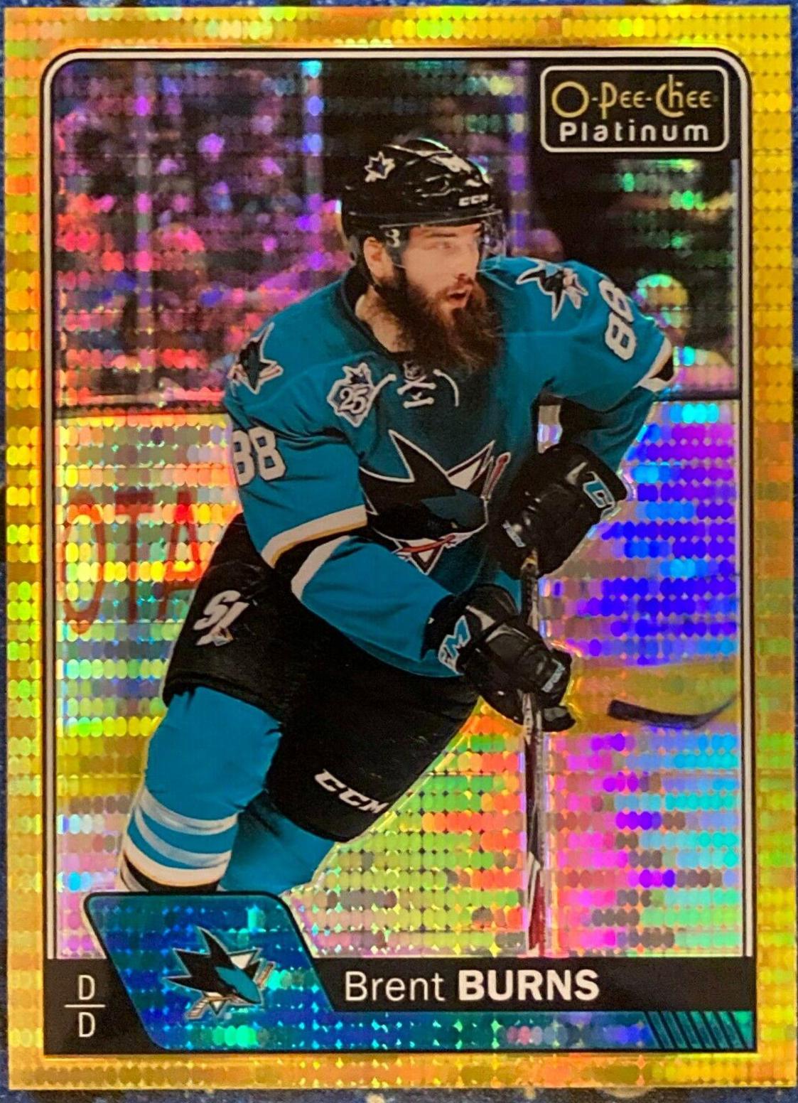 Brent Burns [Seismic Gold] #22