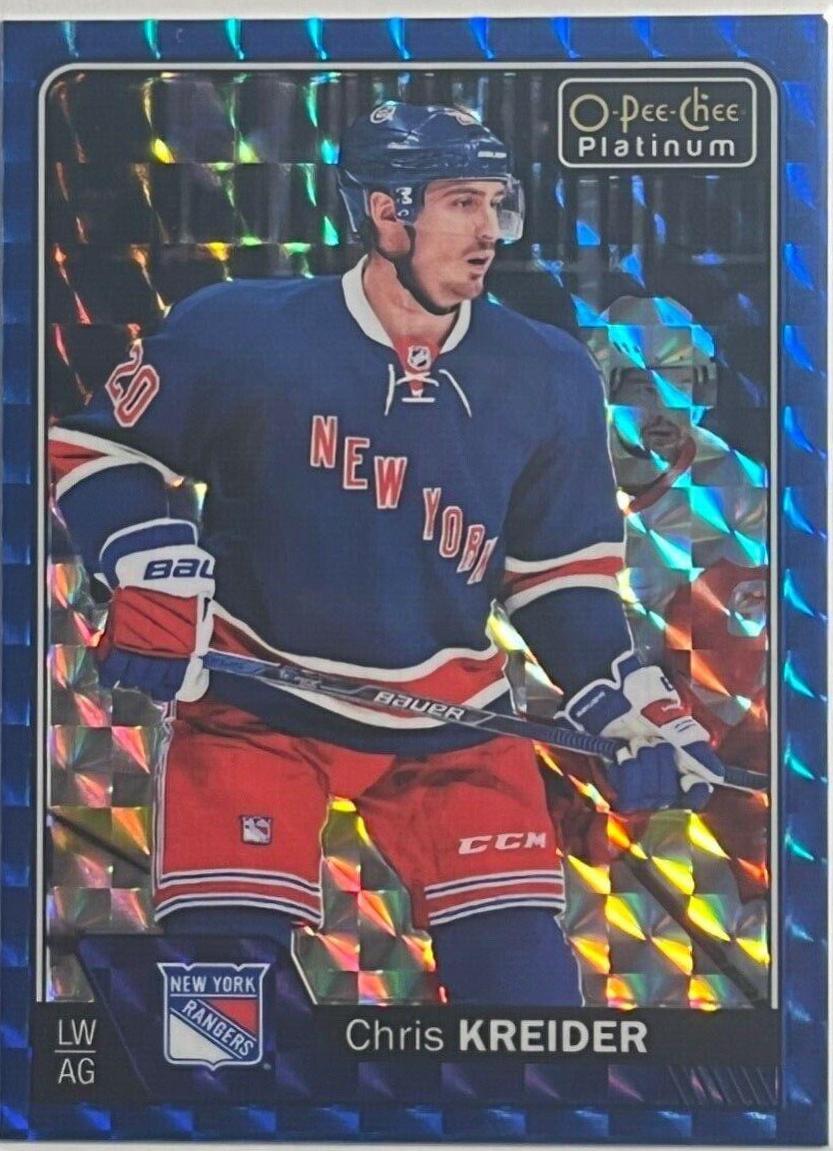 Chris Kreider [Royal Blue Cubes] #132