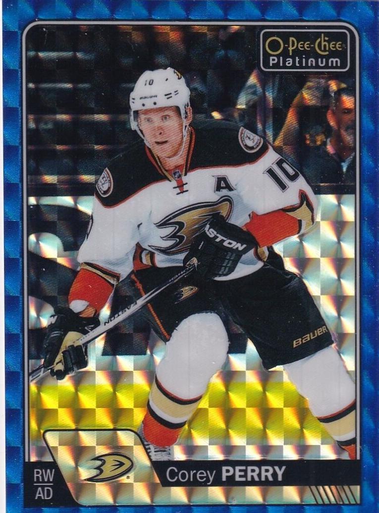 Corey Perry [Royal Blue Cubes] #135