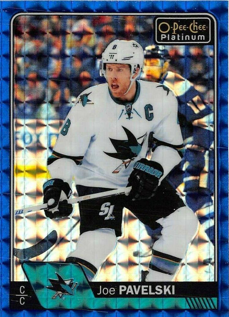 Joe Pavelski [Royal Blue Cubes] #117