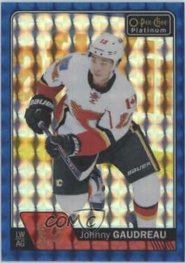 Johnny Gaudreau [Royal Blue Cubes] #20
