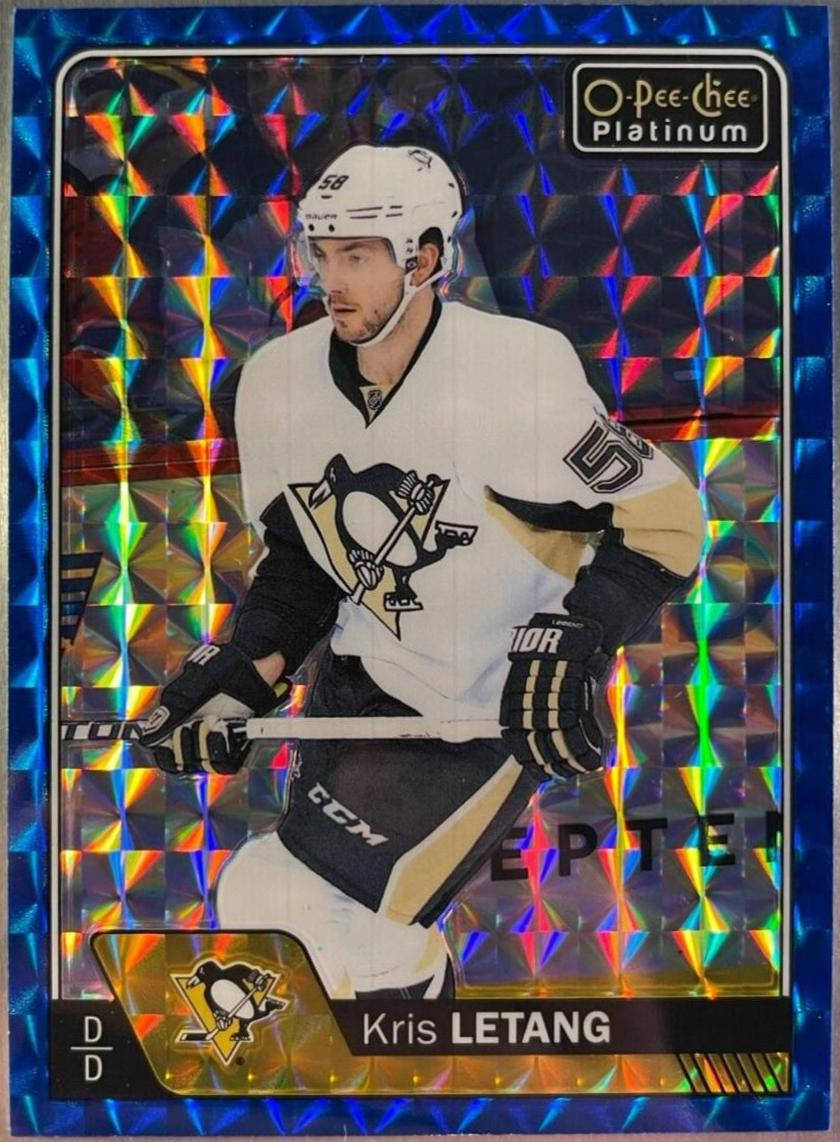 Kris Letang [Royal Blue Cubes] #39