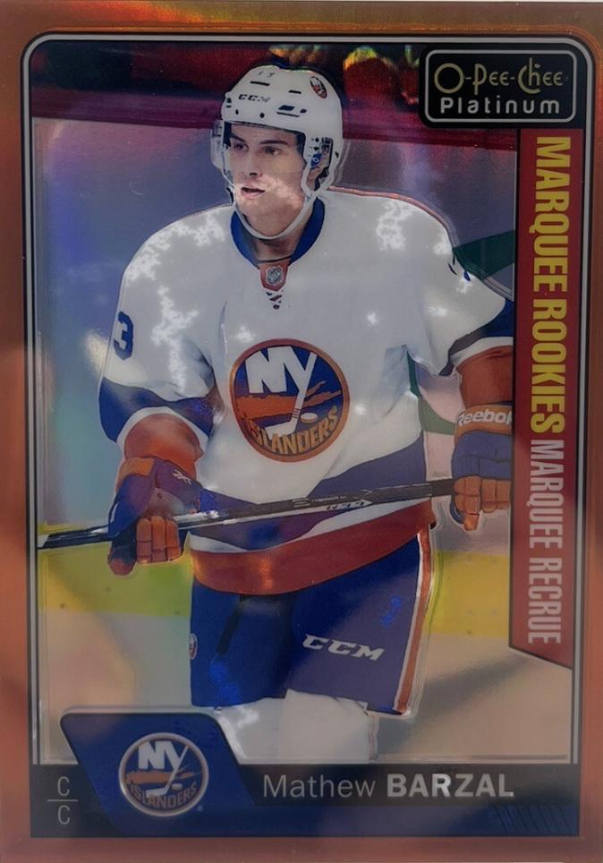 Mathew Barzal [Rainbow Orange] #188