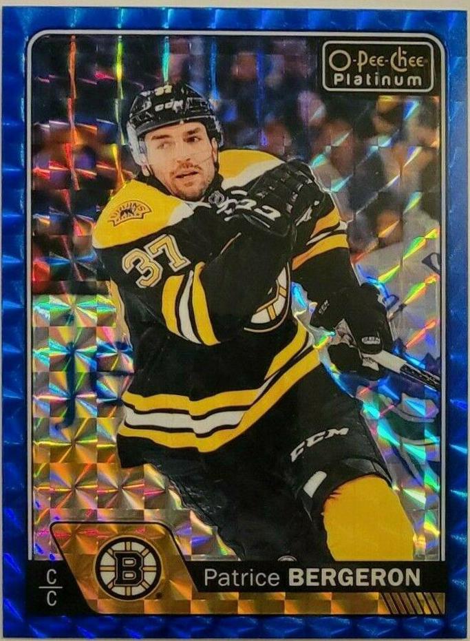 Patrice Bergeron [Royal Blue Cubes] #92