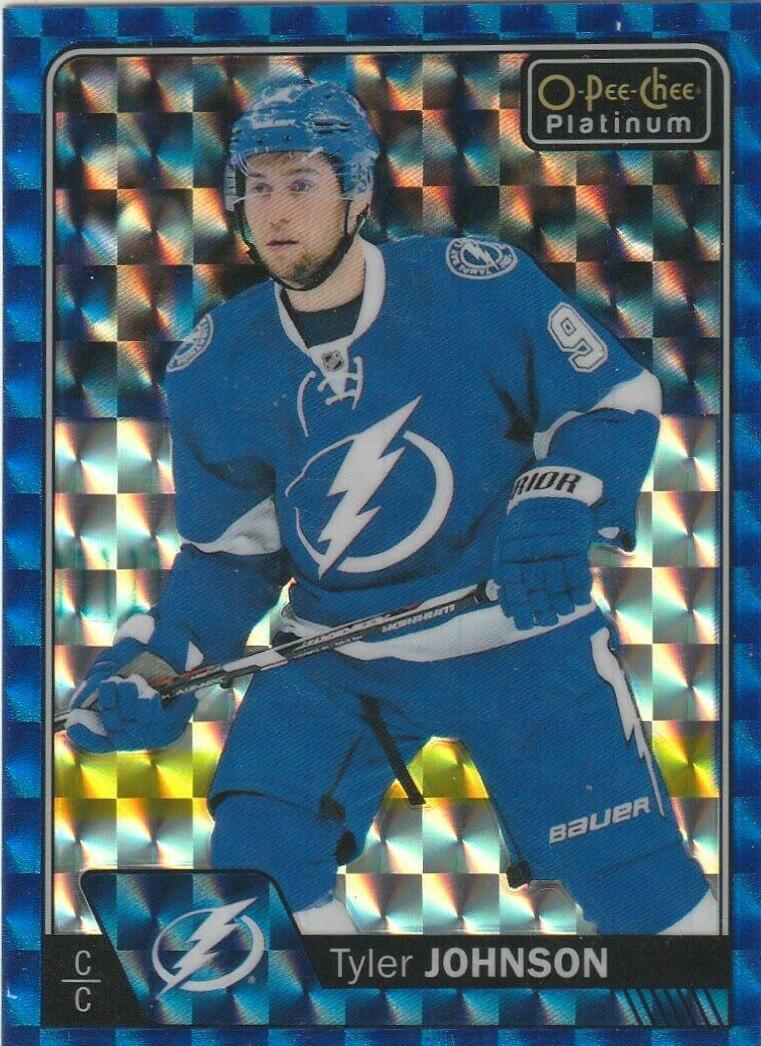 Tyler Johnson [Royal Blue Cubes] #46