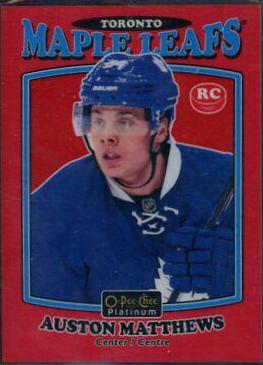 Auston Matthews [Rainbow Red] #R-66