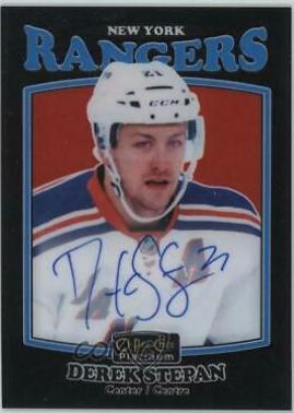 Derek Stepan [Rainbow Black Autograph] #R-45