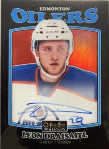Leon Draisaitl [Rainbow Black Autograph] #R-48