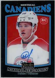 Mikhail Sergachev [Rainbow Black Autograph] #R-74