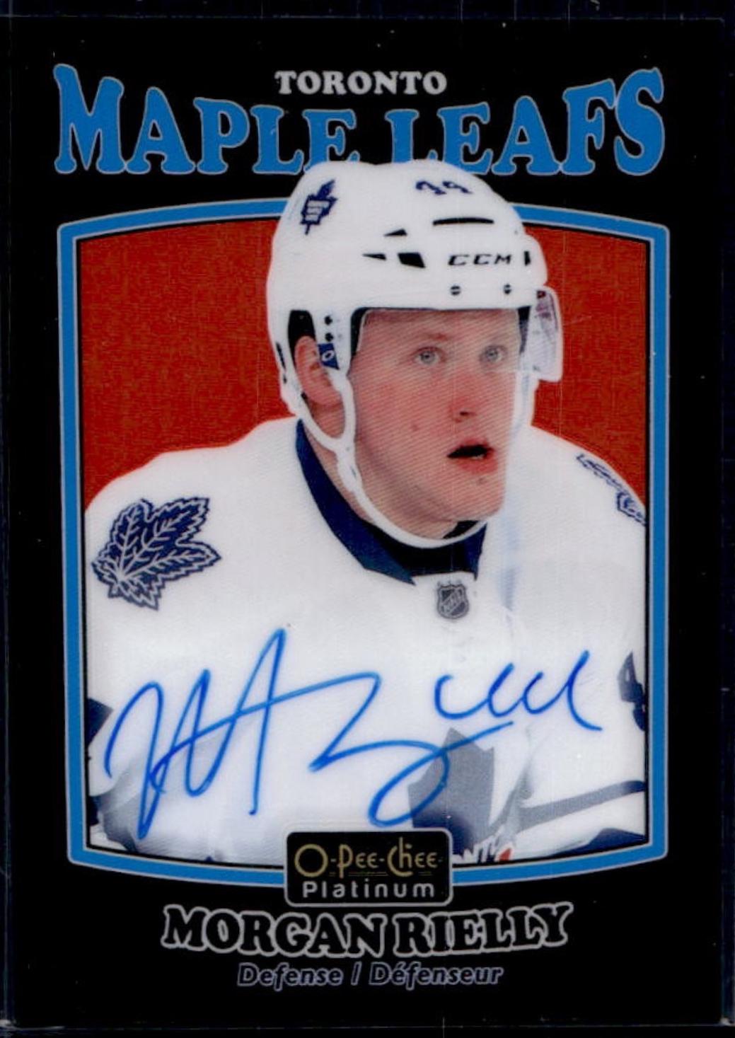 Morgan Rielly [Rainbow Black Autograph] #R-41