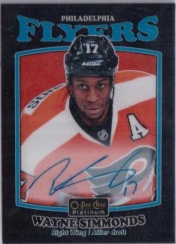 Wayne Simmonds [Rainbow Black Autograph] #R-9