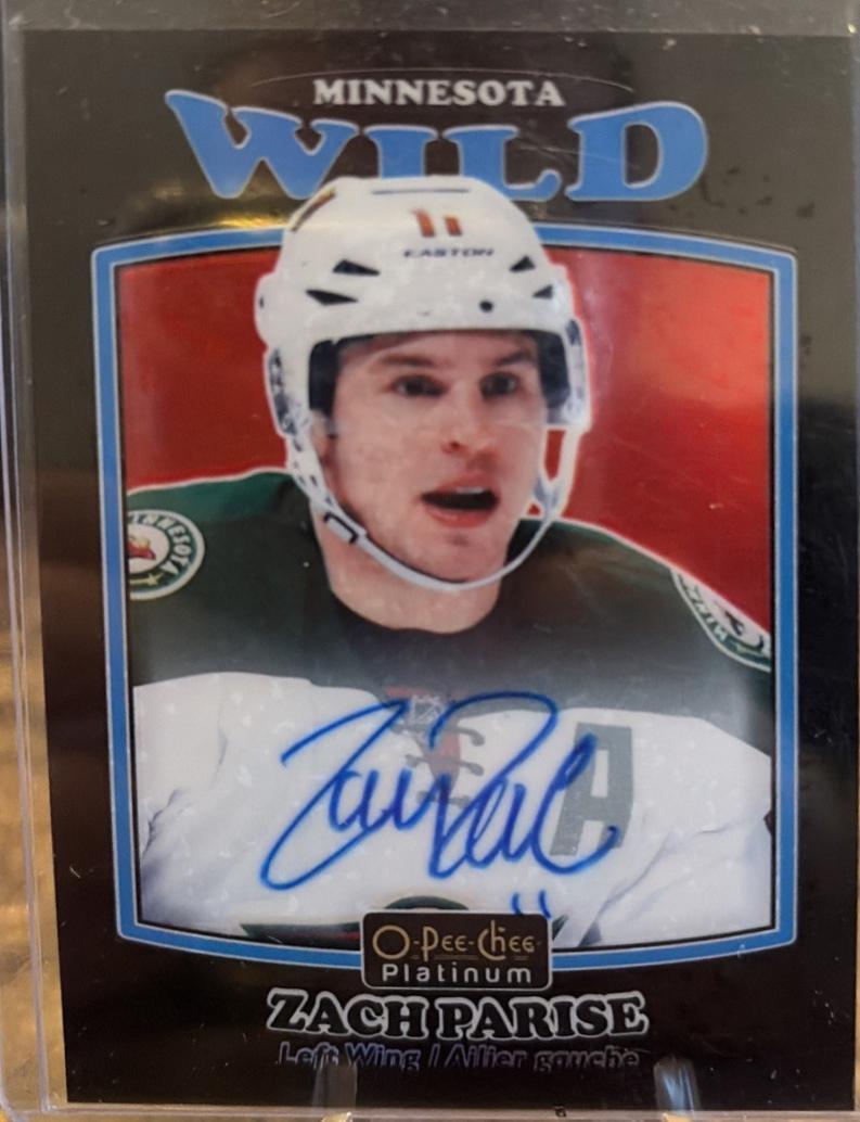 Zach Parise [Rainbow Black Autograph] #R-50