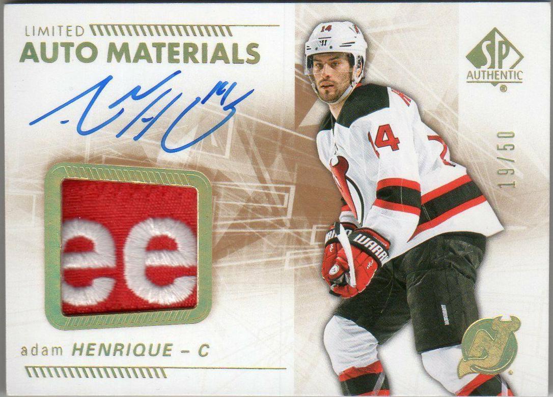 Adam Henrique [Limited Patch Autograph] #10