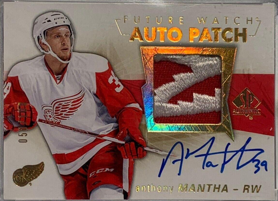 Anthony Mantha [Limited Patch Autograph] #124