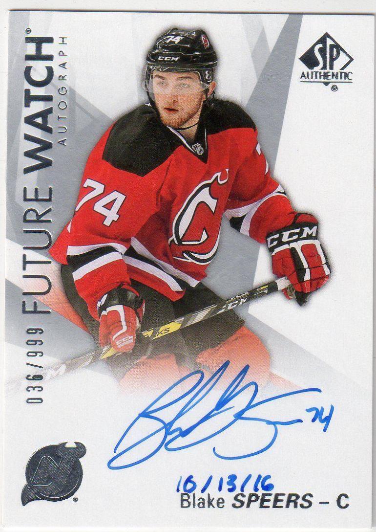 Blake Speers [Autograph Inscribed] #190