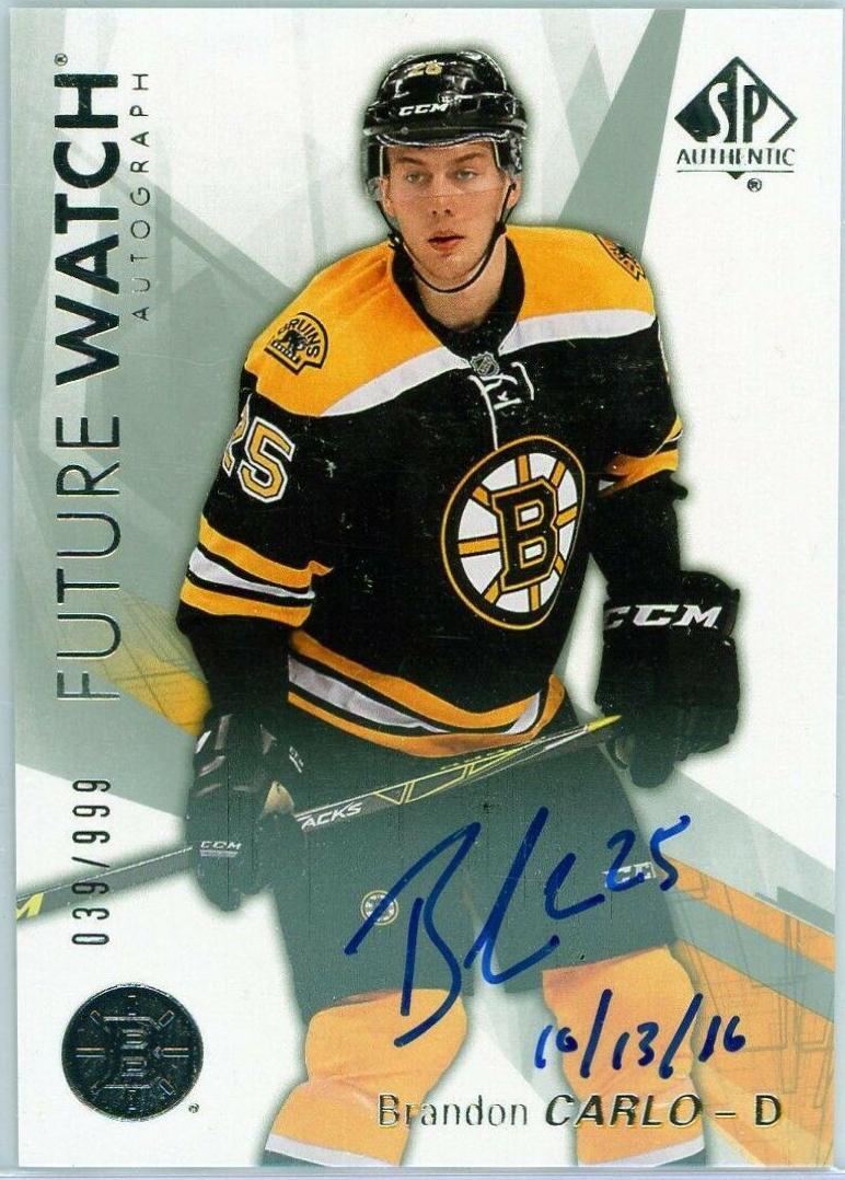 Brandon Carlo [Autograph Inscribed] #176