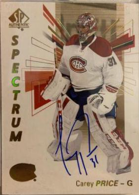 Carey Price [Autograph Spectrum] #110