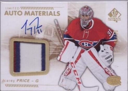 Carey Price [Limited Patch Autograph] #31