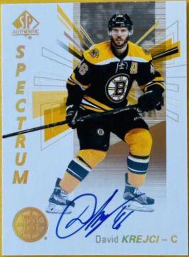 David Krejci [Autograph Spectrum] #52