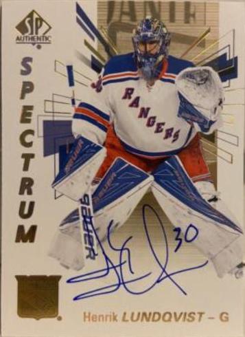 Henrik Lundqvist [Autograph Spectrum] #107