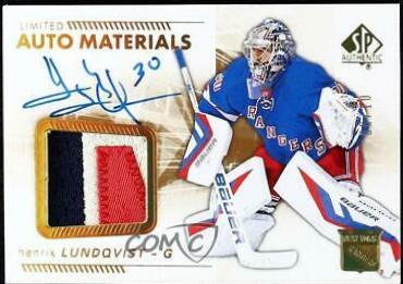 Henrik Lundqvist [Limited Patch Autograph] #30