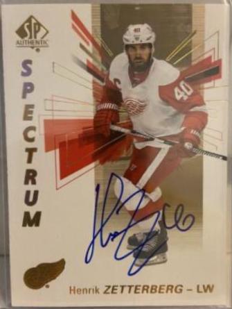 Henrik Zetterberg [Autograph Spectrum] #40