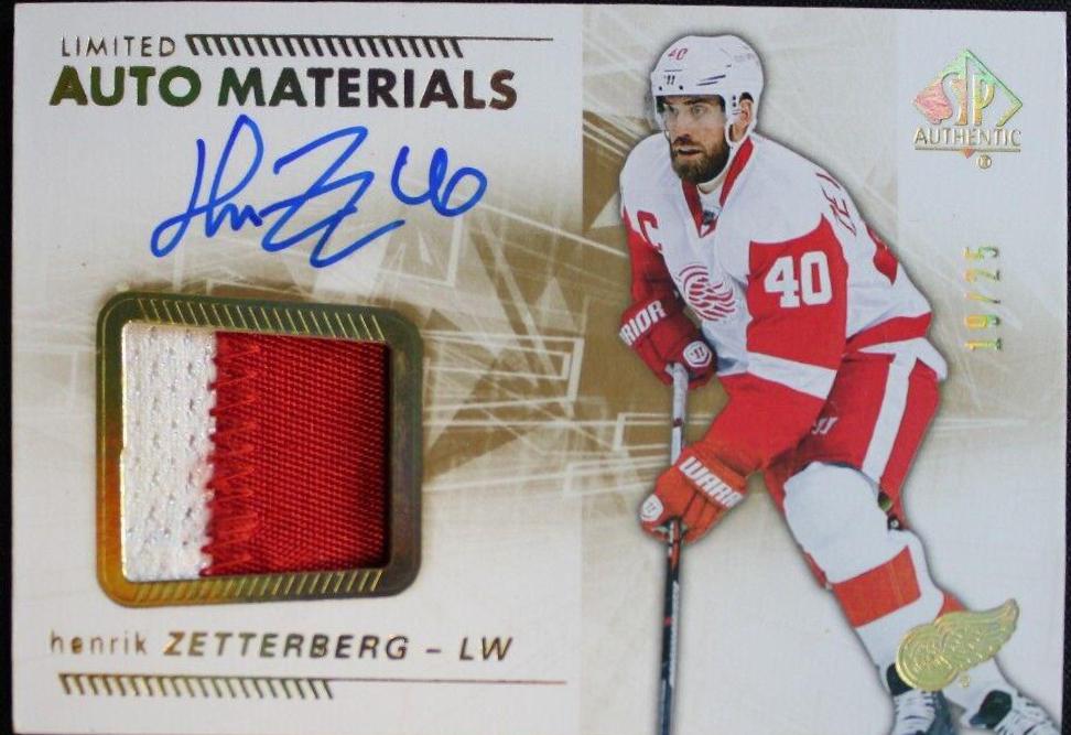 Henrik Zetterberg [Limited Patch Autograph] #40