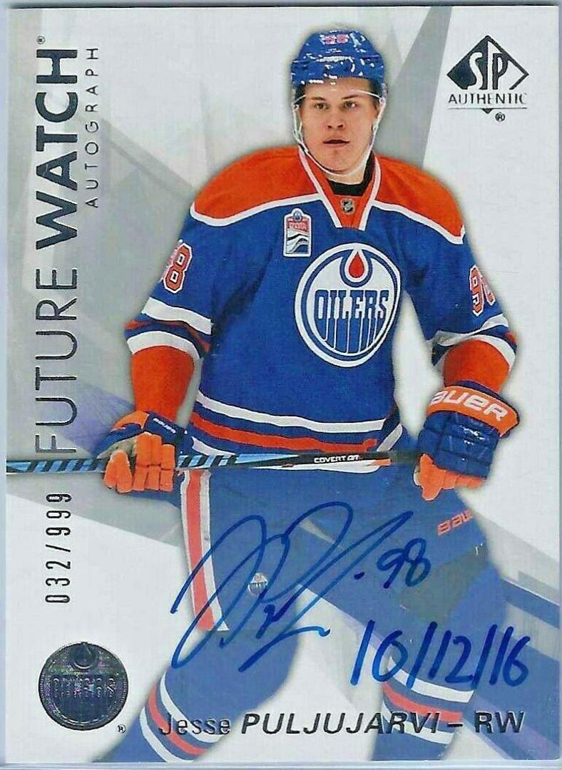 Jesse Puljujarvi [Autograph Inscribed] #149