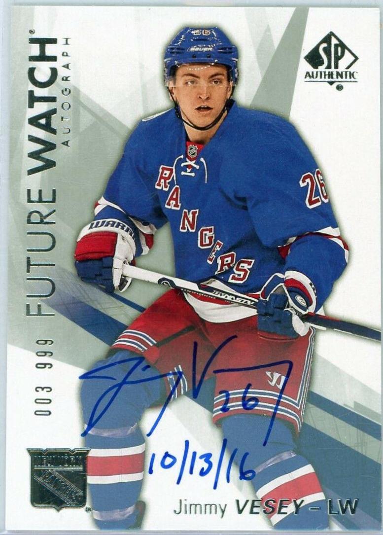 Jimmy Vesey [Autograph Inscribed] #152