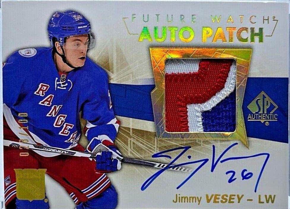 Jimmy Vesey [Limited Patch Autograph] #152