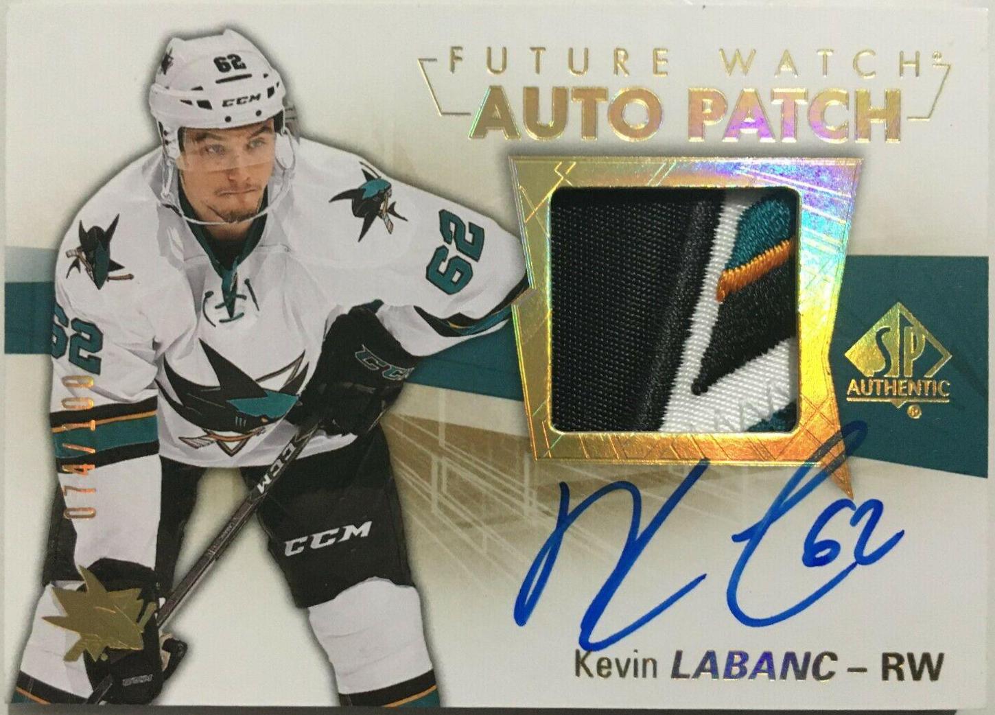 Kevin Labanc [Limited Patch Autograph] #181