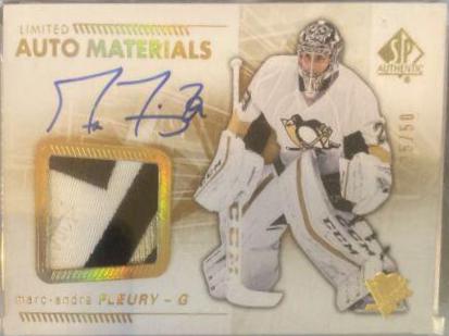 Marc Andre Fleury [Limited Patch Autograph] #29