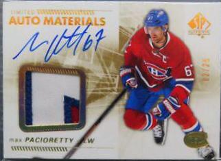 Max Pacioretty [Limited Patch Autograph] #67
