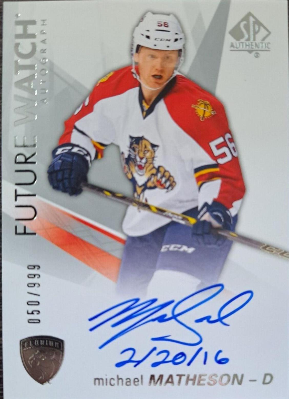 Michael Matheson [Autograph Inscribed] #143