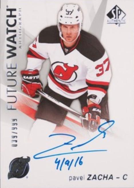 Pavel Zacha [Autograph Inscribed] #134