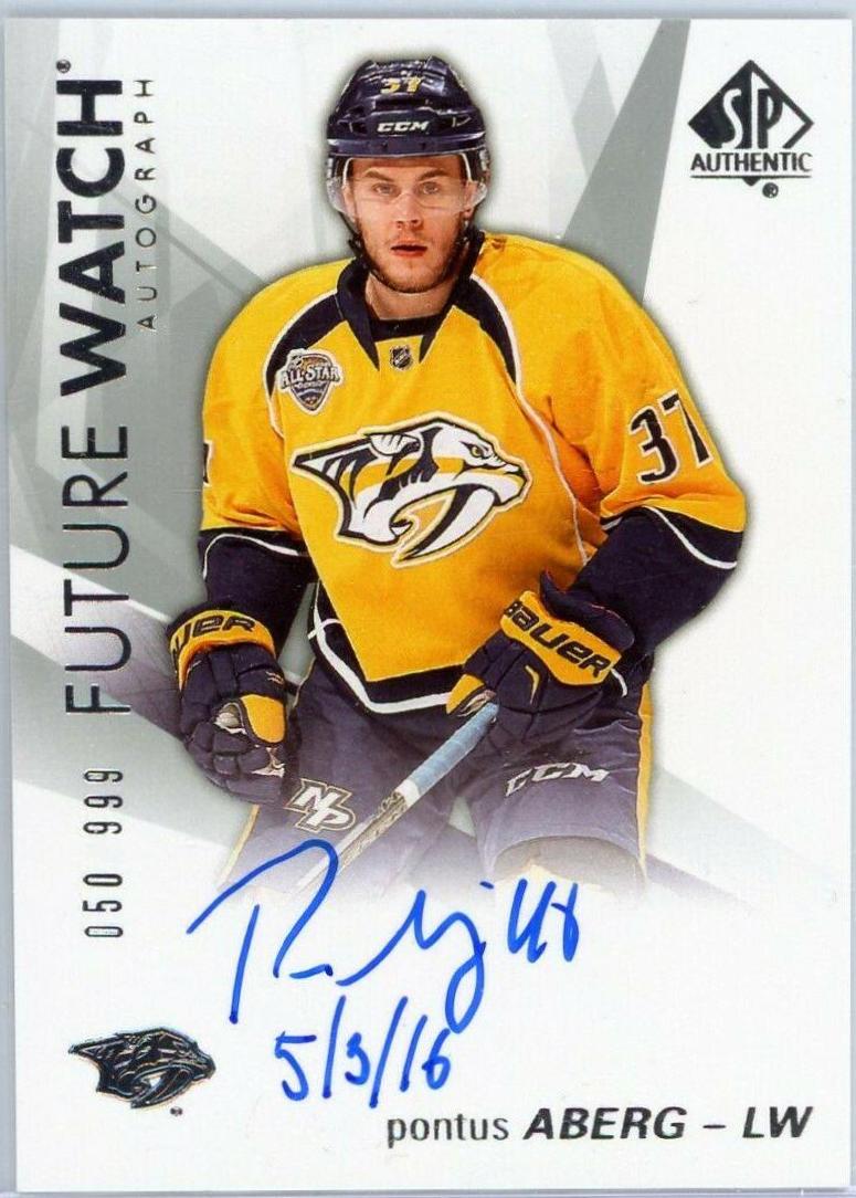Pontus Aberg [Autograph Inscribed] #128