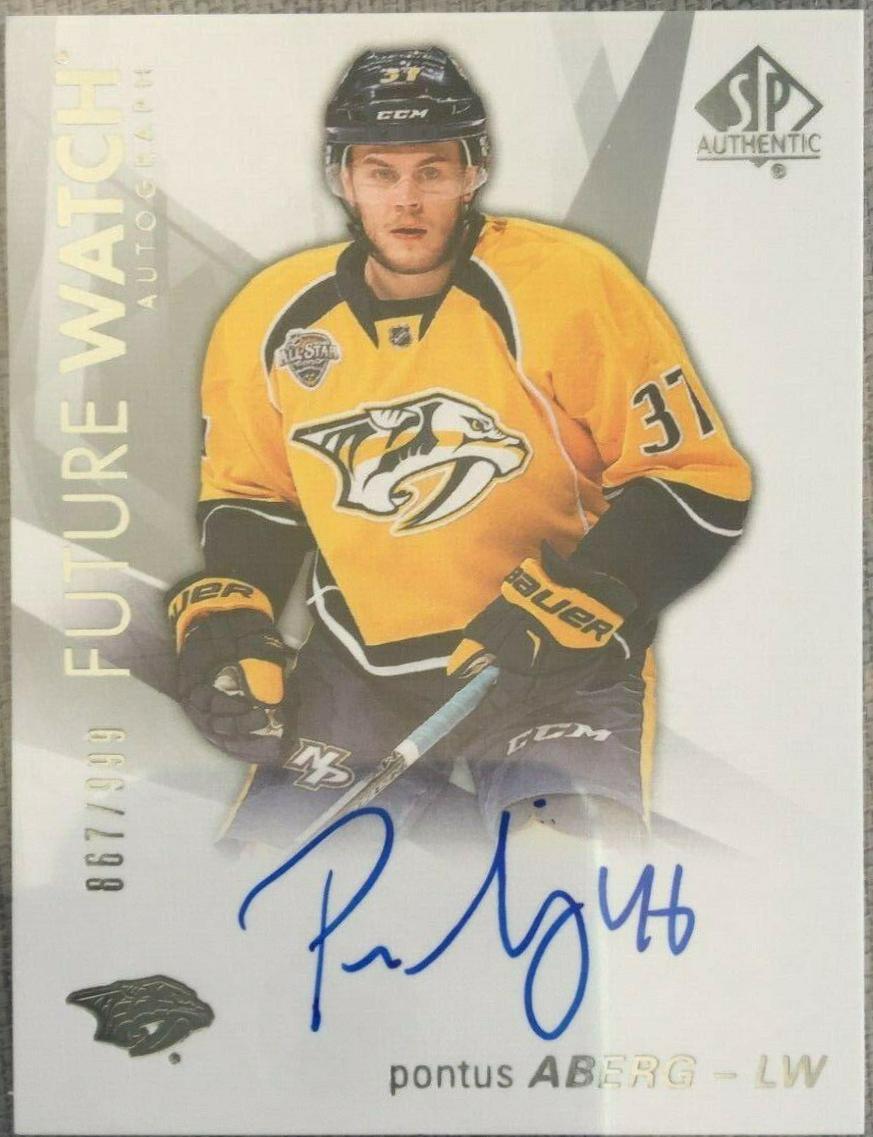 Pontus Aberg [Autograph] #128