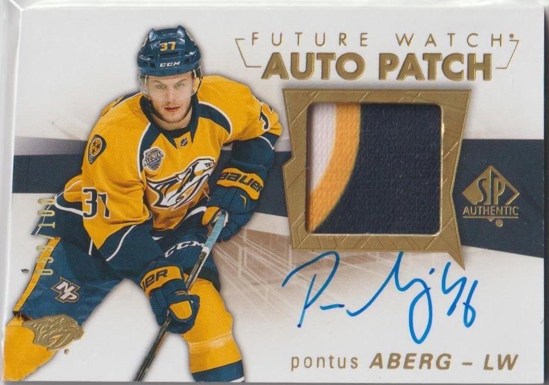 Pontus Aberg [Limited Patch Autograph] #128