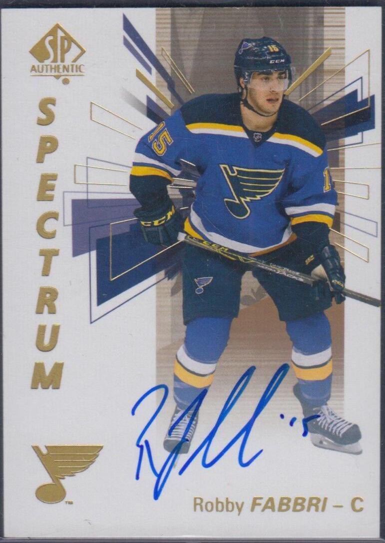 Robby Fabbri [Autograph Spectrum] #55