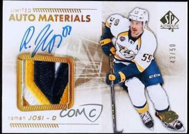 Roman Josi [Limited Patch Autograph] #59