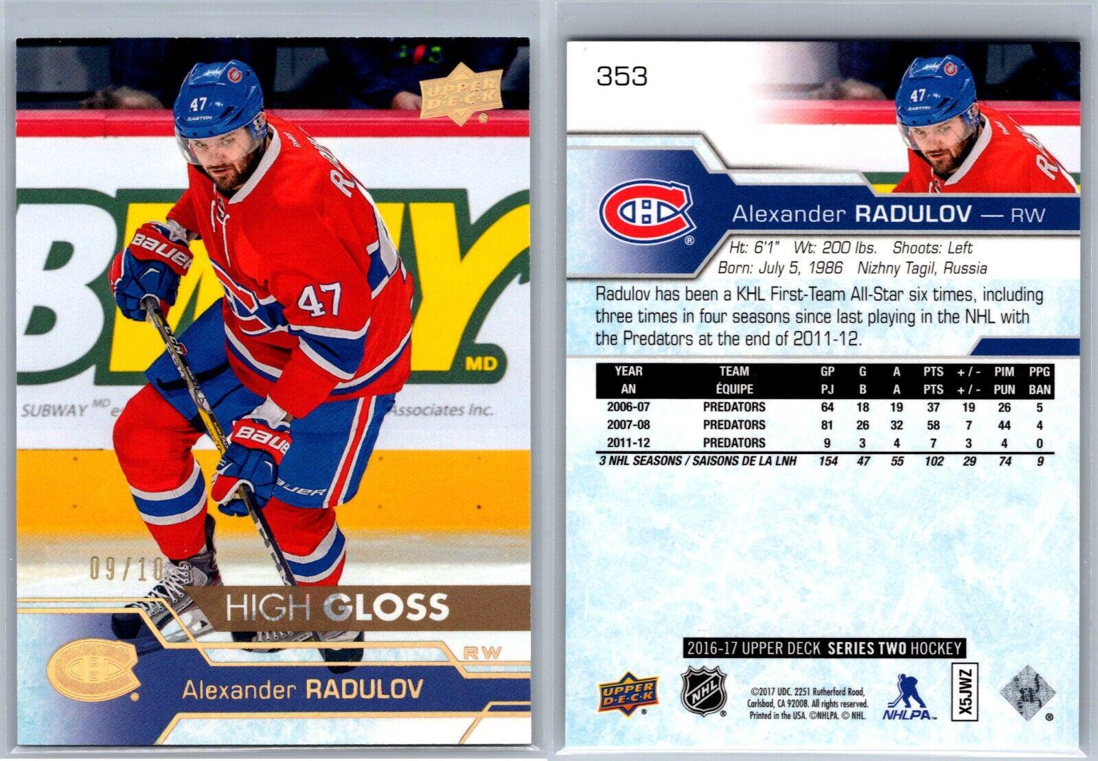 Alexander Radulov [High Gloss] #353