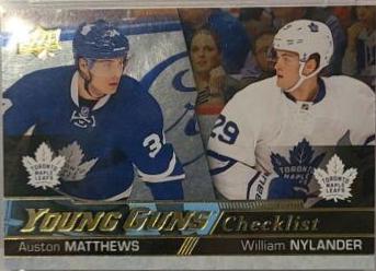 Auston Matthews, William Nylander [Silver Foil] #250