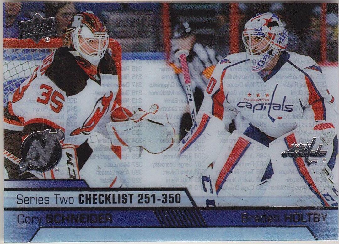 Cory Schneider, Braden Holtby [Clear Cut] #449