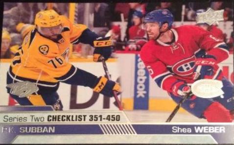 P. K. Subban, Shea Weber #450