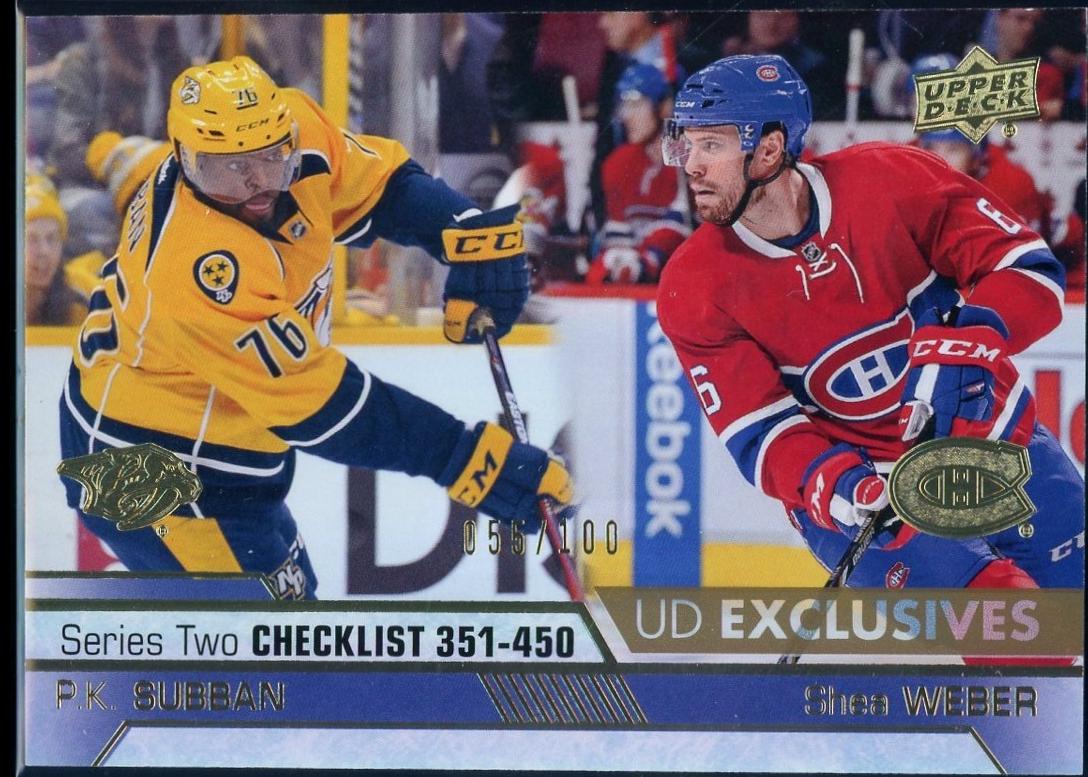 P. K. Subban, Shea Weber [Exclusives] #450